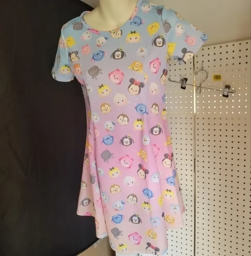 Disney Tsum Tsum girls size XL 14-16 dress Mickey‎ Mouse Donald Duck